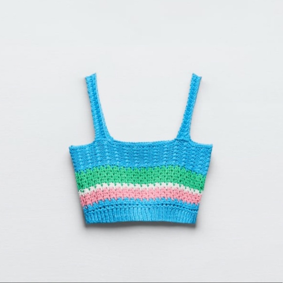 ZARA Knit Crop Top - Picture 4 of 6
